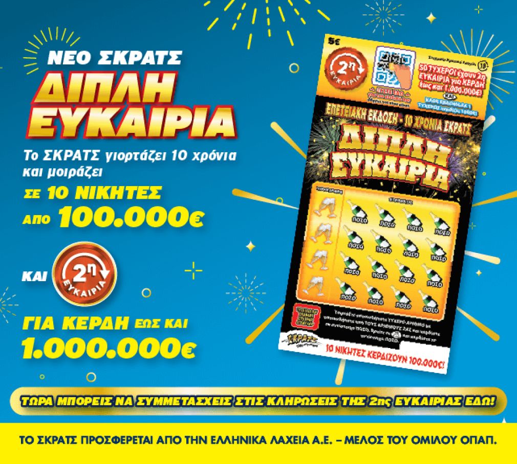 ΣΚΡΑΤΣ: Κέρδη άνω των 9,3 εκατ. ευρώ τον Ιούνιο