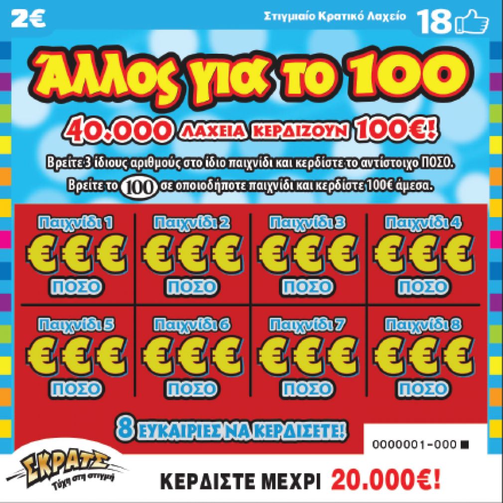 ΣΚΡΑΤΣ: Κέρδη άνω των 2,9 εκατ. ευρώ την προηγούμενη εβδομάδα