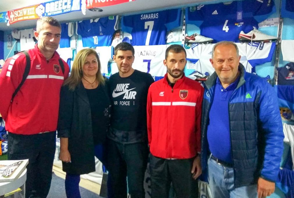 Δύο πρωταθλητές στο μουσείο μας...