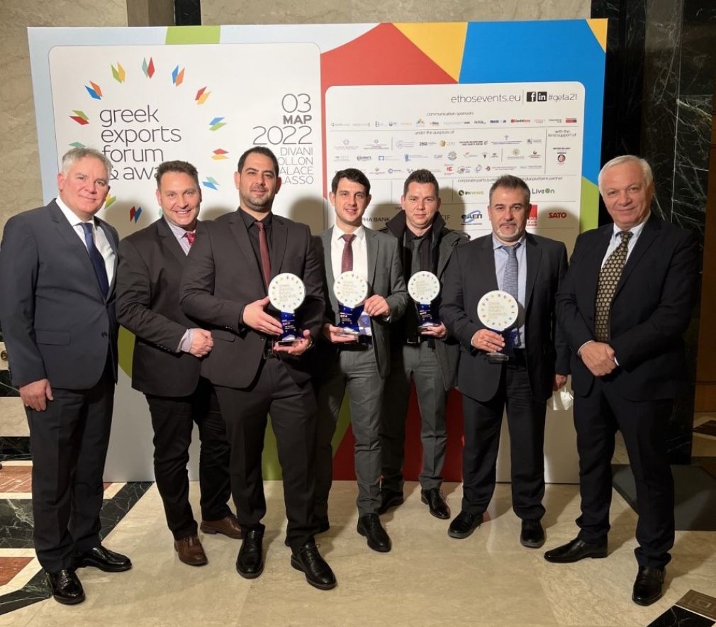 ΤΕΣΣΕΡΑ ΧΡΥΣΑ ΒΡΑΒΕΙΑ ΓΙΑ ΤΟΝ ΟΜΙΛΟ ISOMAT ΣΤΑ GREEK EXPORTS FORUM &amp; AWARDS 2021